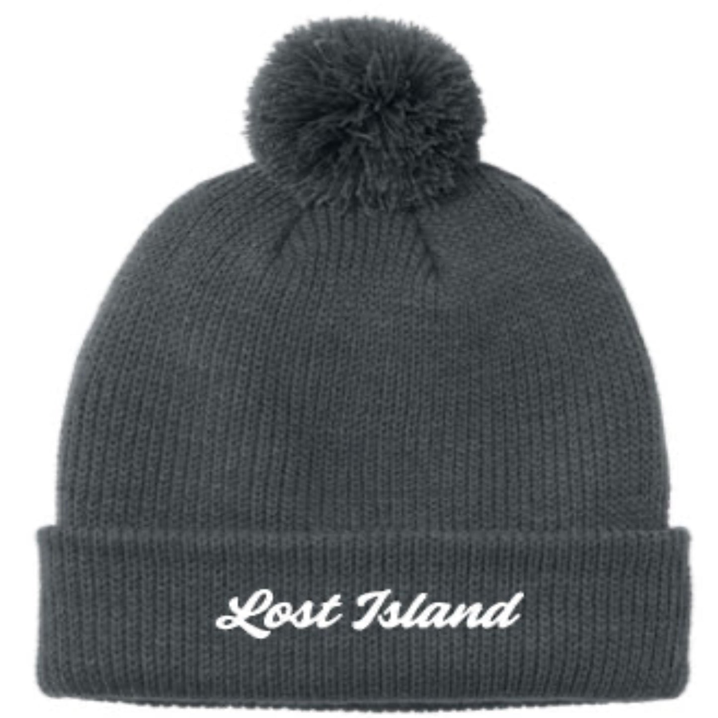 Lost Island Cozy Pom Beanie