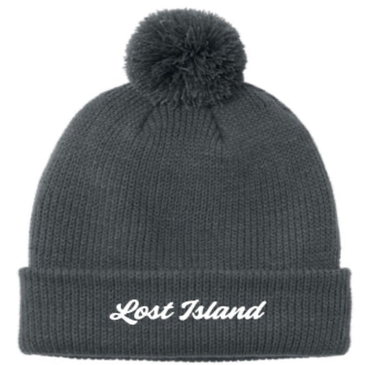 Lost Island Cozy Pom Beanie