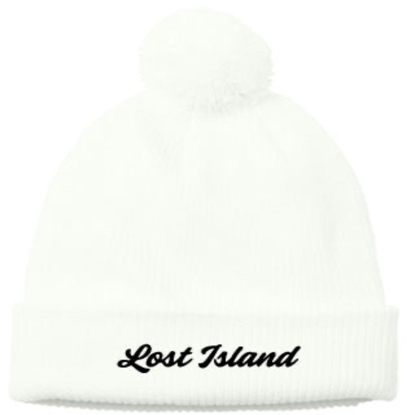 Lost Island Cozy Pom Beanie