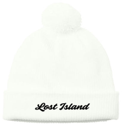 Lost Island Cozy Pom Beanie