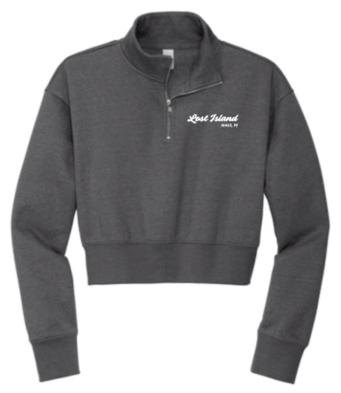 Lost Island Women's Cropped 1/4 Zip
